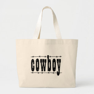 Bolso De Tela Gigante Vaquero