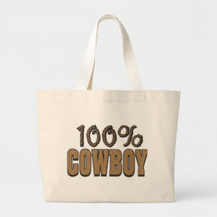 Bolso De Tela Gigante Vaquero al 100%