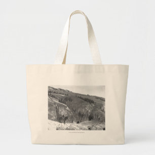 Bolso De Tela Gigante Vaquero separado de su manada