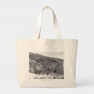 Bolso De Tela Gigante Vaquero separado de su manada