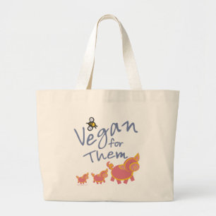 Bolso De Tela Gigante Vegan para animales