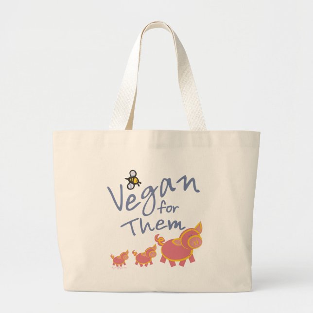 Bolso De Tela Gigante Vegan para animales (Frente)