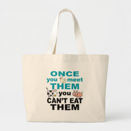 Bolso De Tela Gigante Vegan Tote Bag