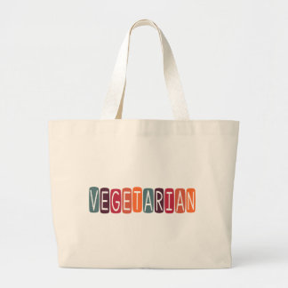 Bolso De Tela Gigante Vegetariano