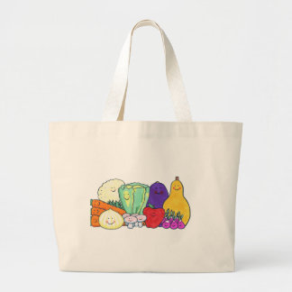 Bolso De Tela Gigante Veggies