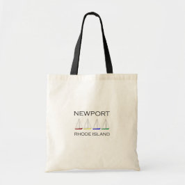 Bolso De Tela Gigante Veleros de Newport Rhode Island