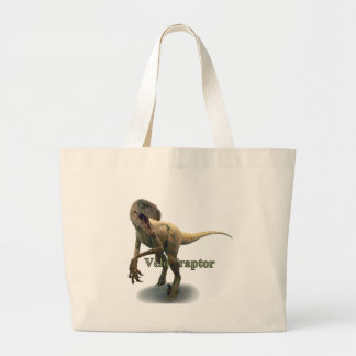Bolso De Tela Gigante Velociraptor