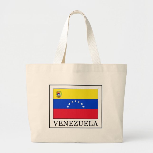 Bolso De Tela Gigante Venezuela (Frente)