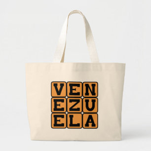 Bolso De Tela Gigante Venezuela, país en Sudamérica