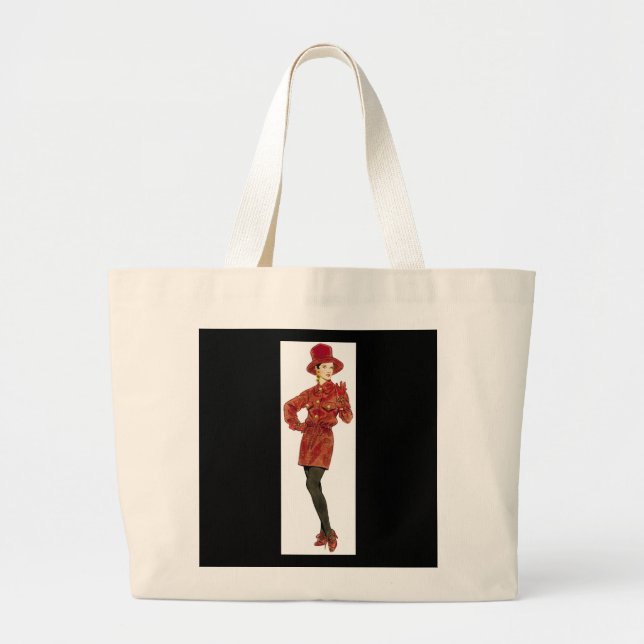 Bolso De Tela Gigante VENTA - tote 1990 de Christian Lacroix (Frente)