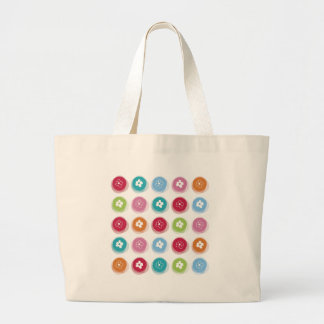 Bolso De Tela Gigante Verano Cute Daisy Flower Fuzzy Dots Colorful Fun