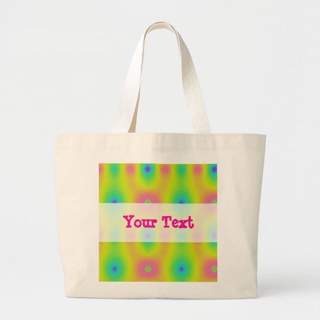 Bolso De Tela Gigante Verano de Tie Dyeing (Frente)