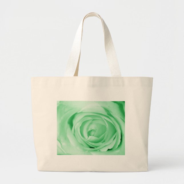 Bolso De Tela Gigante Verde claro (Frente)