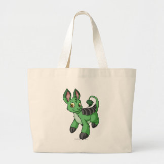 Bolso De Tela Gigante Verde de Bori