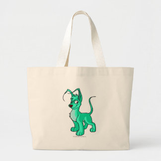 Bolso De Tela Gigante Verde de Gelert
