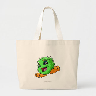 Bolso De Tela Gigante Verde de JubJub