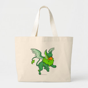 Bolso De Tela Gigante Verde de la aguilera