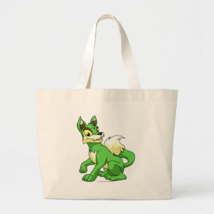 Bolso De Tela Gigante Verde de Lupe