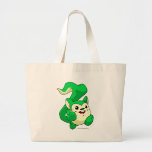 Bolso De Tela Gigante Verde de Meerca
