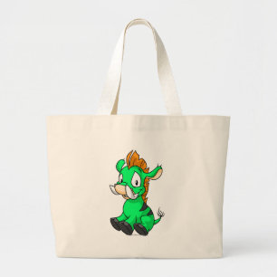 Bolso De Tela Gigante Verde de Moehog