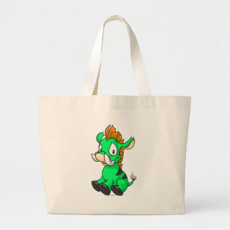 Bolso De Tela Gigante Verde de Moehog