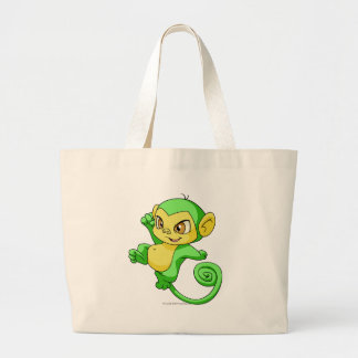 Bolso De Tela Gigante Verde de Mynci