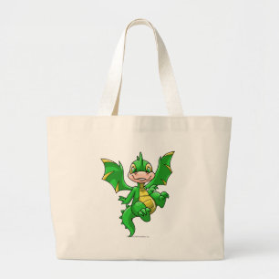 Bolso De Tela Gigante Verde de Scorchio
