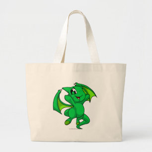 Bolso De Tela Gigante Verde de Shoyru