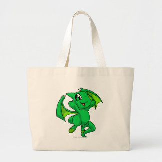 Bolso De Tela Gigante Verde de Shoyru