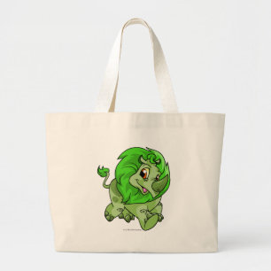 Bolso De Tela Gigante Verde de Tonu