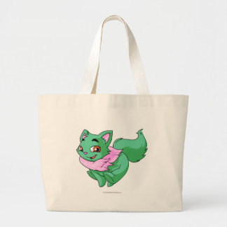 Bolso De Tela Gigante Verde de Wocky