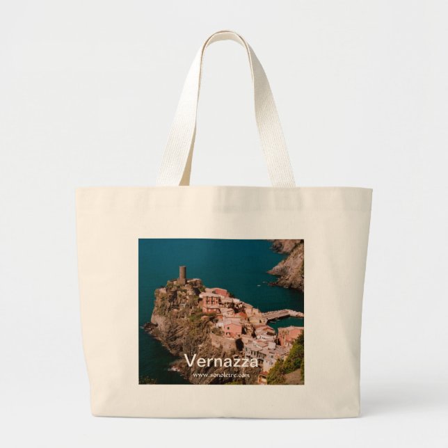 Bolso De Tela Gigante Vernazza Panorama Bag (Frente)