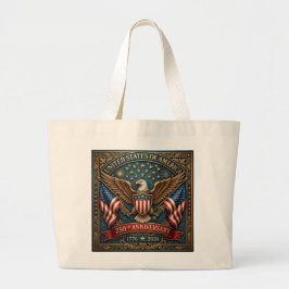 Bolso De Tela Gigante Versión 2 del 250 aniversario de América