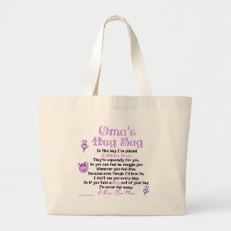 Bolso De Tela Gigante Verso de Oma del holandés solo