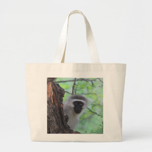 Bolso De Tela Gigante Vervet Monkey