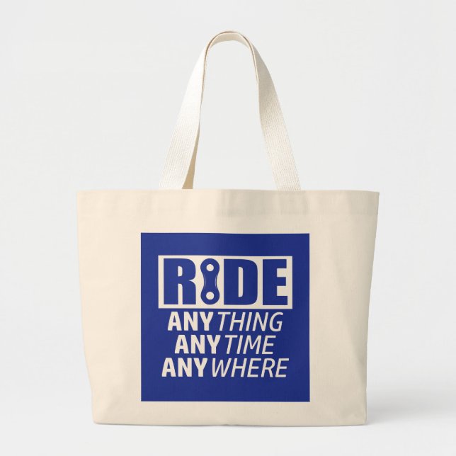 Bolso De Tela Gigante Viajar, cualquier cosa, cualquier momento, cualqui (Frente)