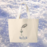 Bolso De Tela Gigante viaje de esquí azul acuático<br><div class="desc">Prepárese para su próxima escapada de invierno con esta impresionante excursión de esquí con una gran bolsa de tote, con un hermoso diseño de acuarela en tonos azules. Perfecto para llevar todo su equipo a las pistas o para una acogedora escapada de fin de semana, este tote espacioso y duradero...</div>