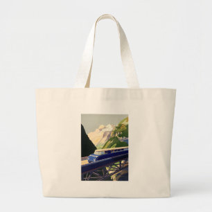 Bolso De Tela Gigante Viaje en tren de la Vieja Europa
