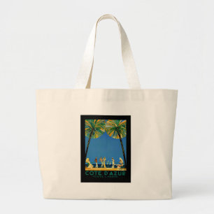 Bolso De Tela Gigante Viaje francés en la Costa Azul