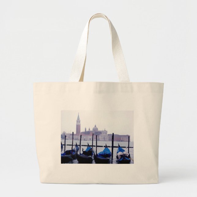 Bolso De Tela Gigante Viajes a Venecia Italia (Frente)