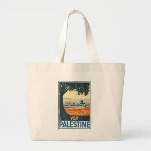 Bolso De Tela Gigante Viajes de época Palestina