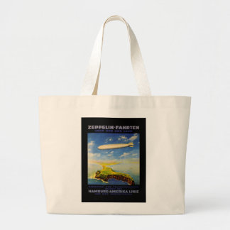 Bolso De Tela Gigante Viajes de Zeppelin ~ Sobre el mar y la tierra