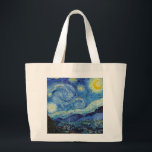 Bolso De Tela Gigante Vicent Van Gogh Starry Night Vintage Bella Artes<br><div class="desc">Bolsa Tote,  Bella Artes Vintage nocturno Vincent Van Gogh Starry</div>