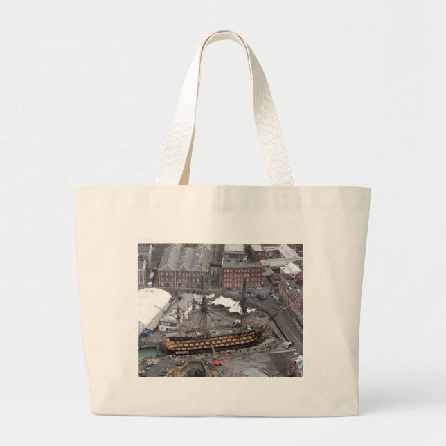 Bolso De Tela Gigante Victoria De H.M.S. (Frente)