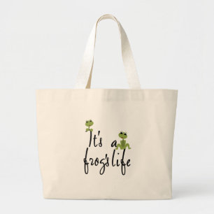 Bolso De Tela Gigante Vida de las ranas