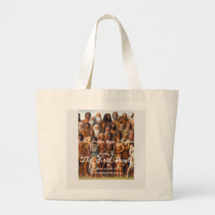 Bolso De Tela Gigante Vidas de la primera canción del pueblo