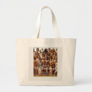 Bolso De Tela Gigante Vidas de la primera canción del pueblo
