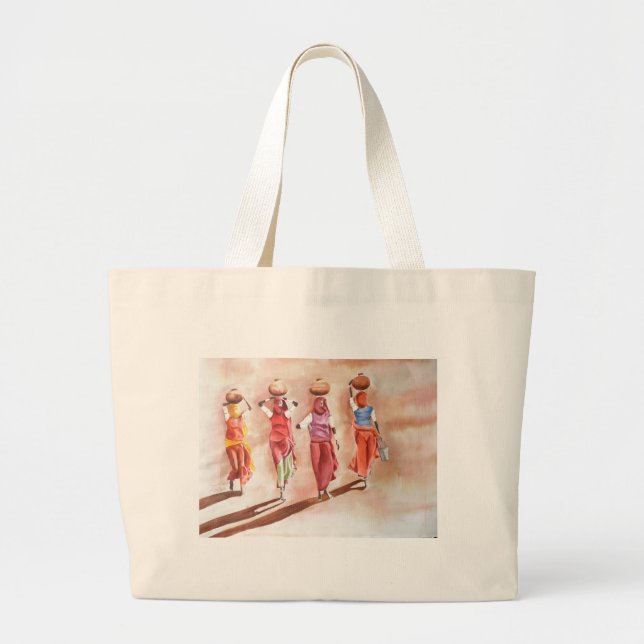 Bolso De Tela Gigante viento barrido (Frente)