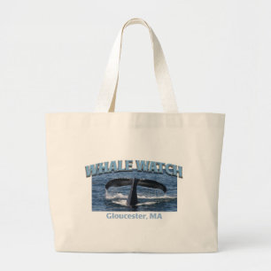 Bolso De Tela Gigante Vigilancia de ballenas