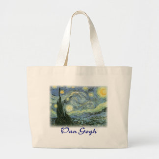 Bolso De Tela Gigante Vincent van Gogh - noche estrellada
